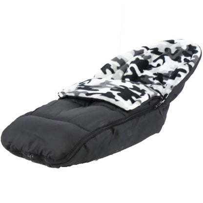 Universal Fleece Car Seat Footmuff / Cosy Toes - Fits All 3 And 5 Point Harnesses - Glamorous Boutique
