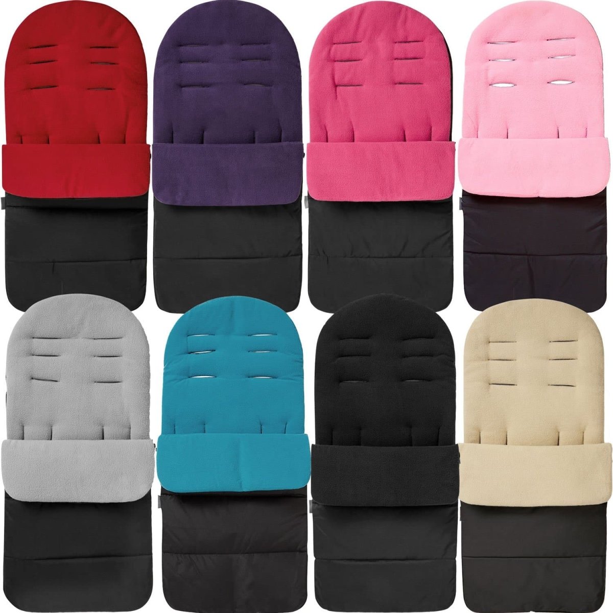 Universal Premium Pushchair Footmuff / Cosy Toes - Fits All Pushchairs / Prams And Buggies - Glamorous Boutique
