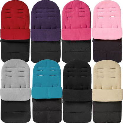 Universal Premium Pushchair Footmuff / Cosy Toes - Fits All Pushchairs / Prams And Buggies - Glamorous Boutique