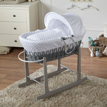 Wicker Baby Moses Basket With Stand - Glamorous Boutique