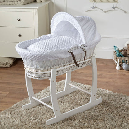 Wicker Baby Moses Basket With Stand - Glamorous Boutique
