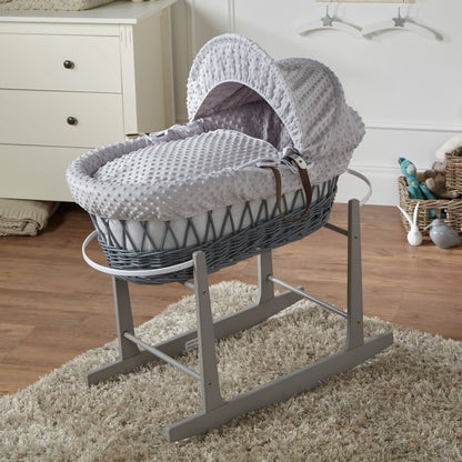 Wicker Baby Moses Basket With Stand - Glamorous Boutique