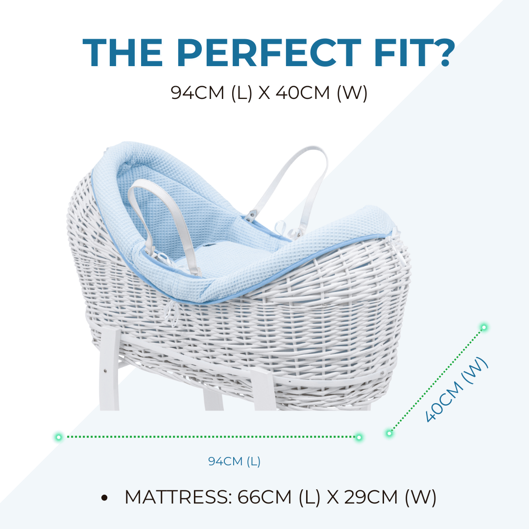 Wicker Pod Baby Deluxe Moses Basket - Glamorous Boutique