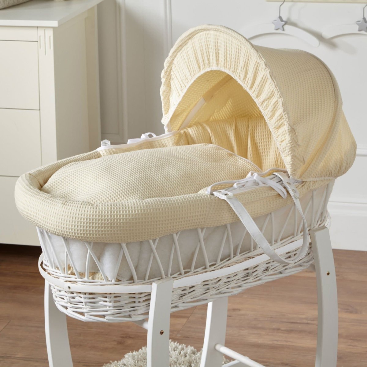 Wicker Moses Basket - Glamorous Boutique