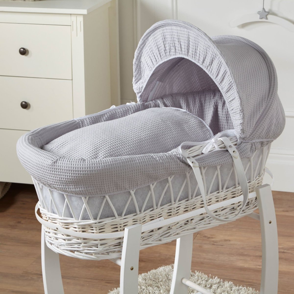 Wicker Moses Basket - Glamorous Boutique
