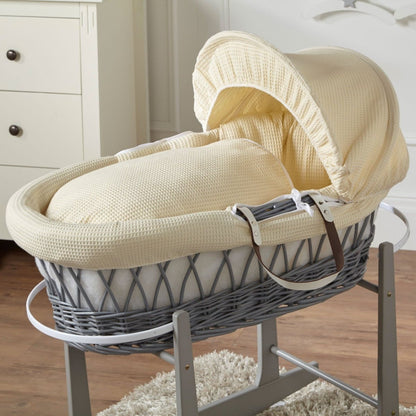 Wicker Moses Basket - Glamorous Boutique