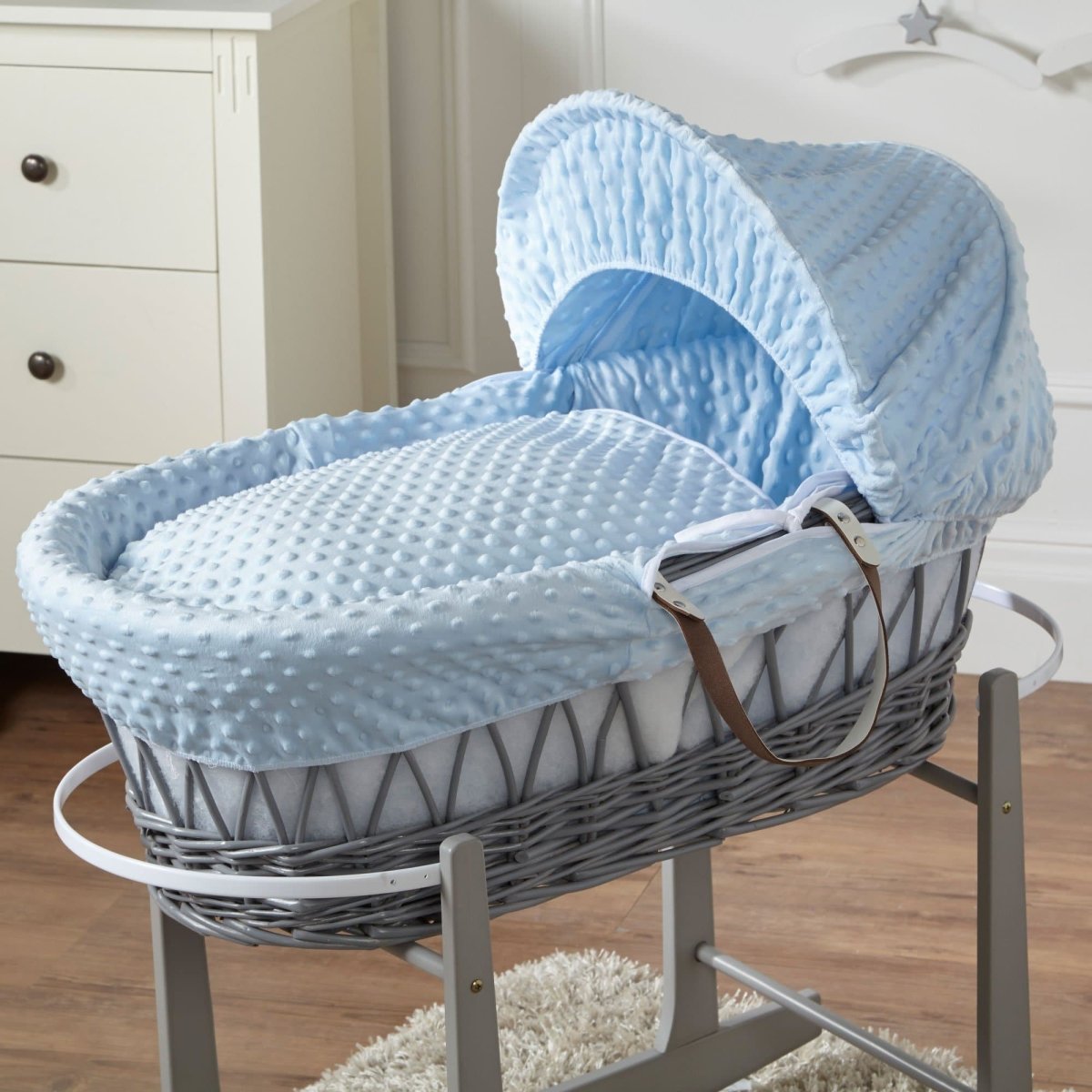 Wicker Moses Basket - Glamorous Boutique