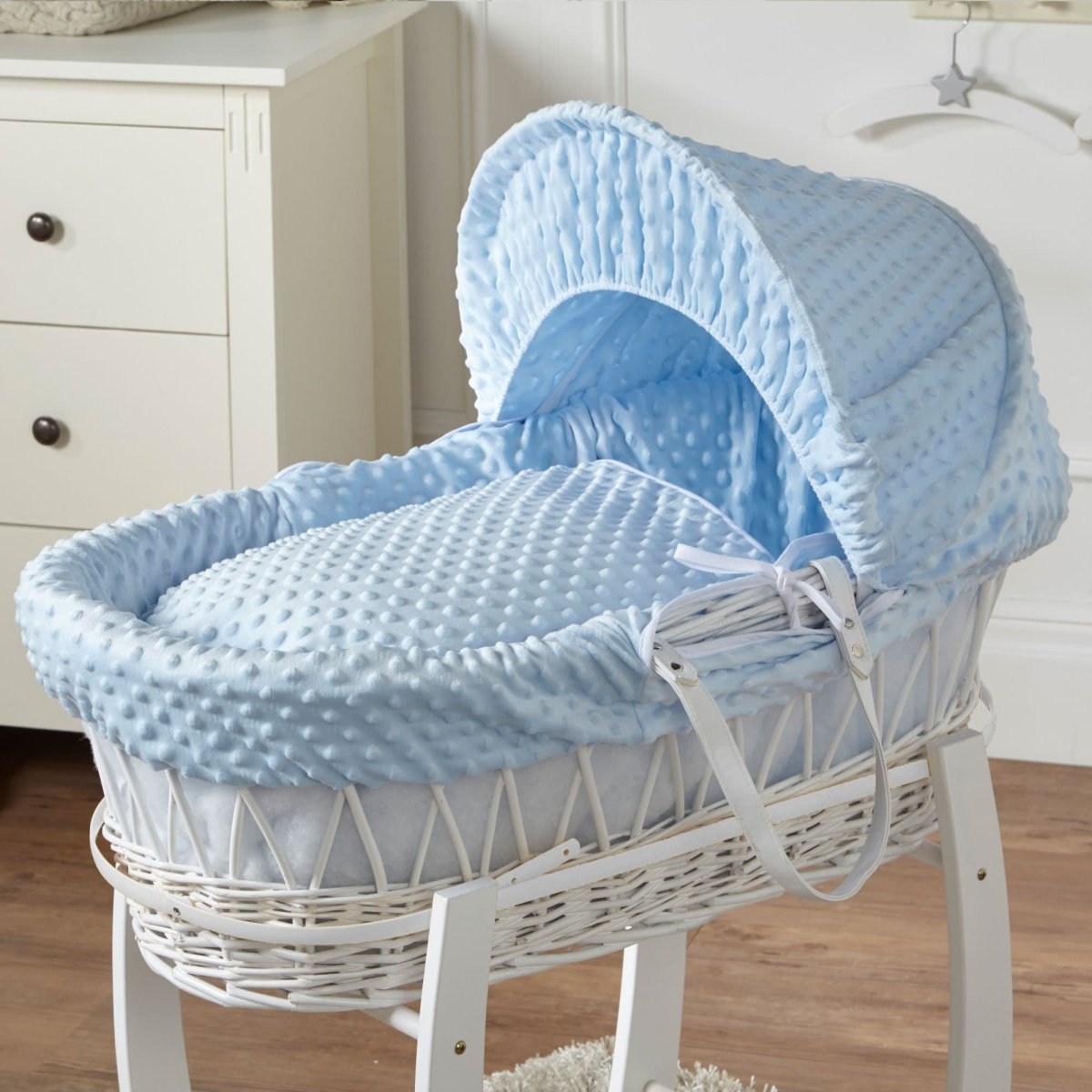Wicker Moses Basket - Glamorous Boutique
