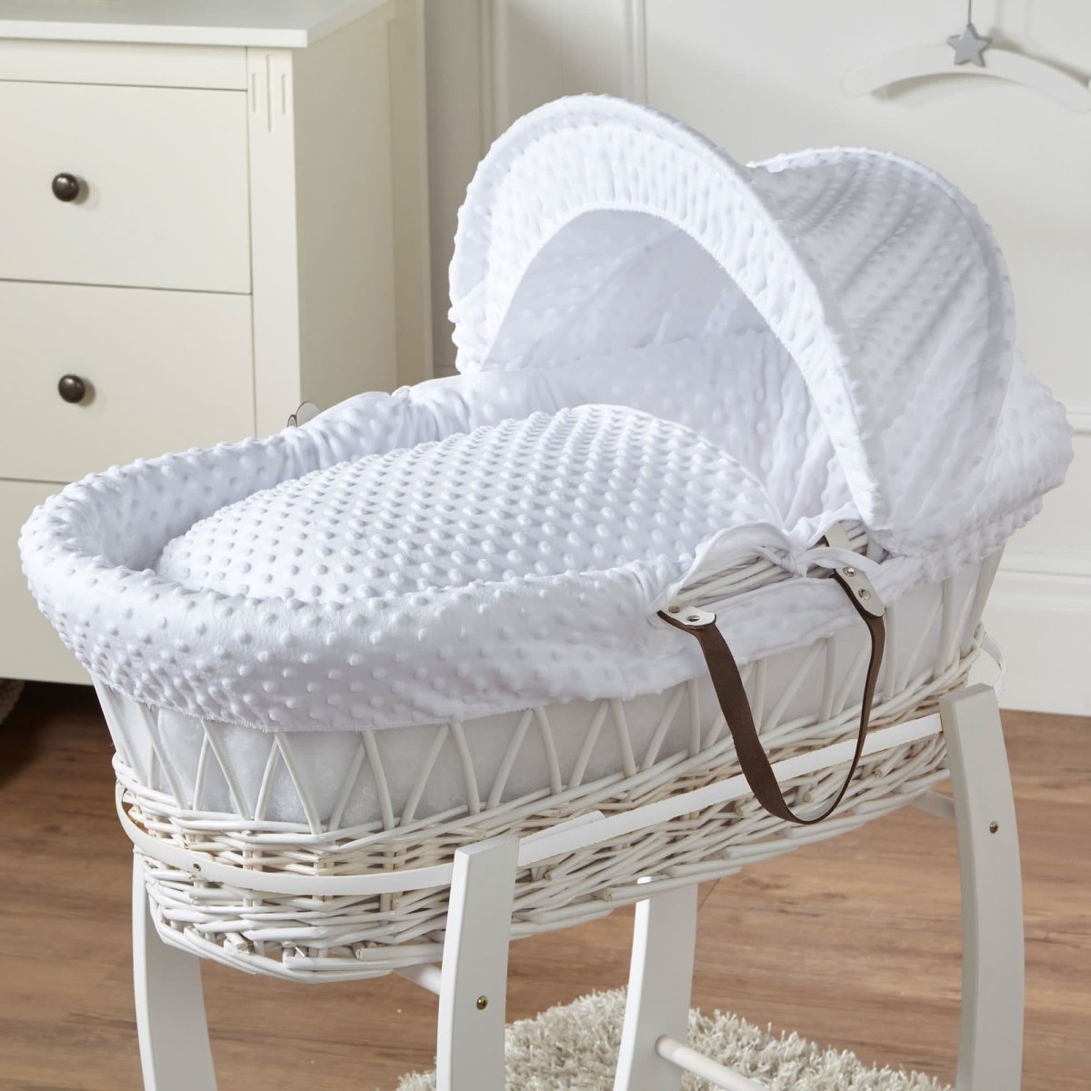 Wicker Moses Basket - Glamorous Boutique