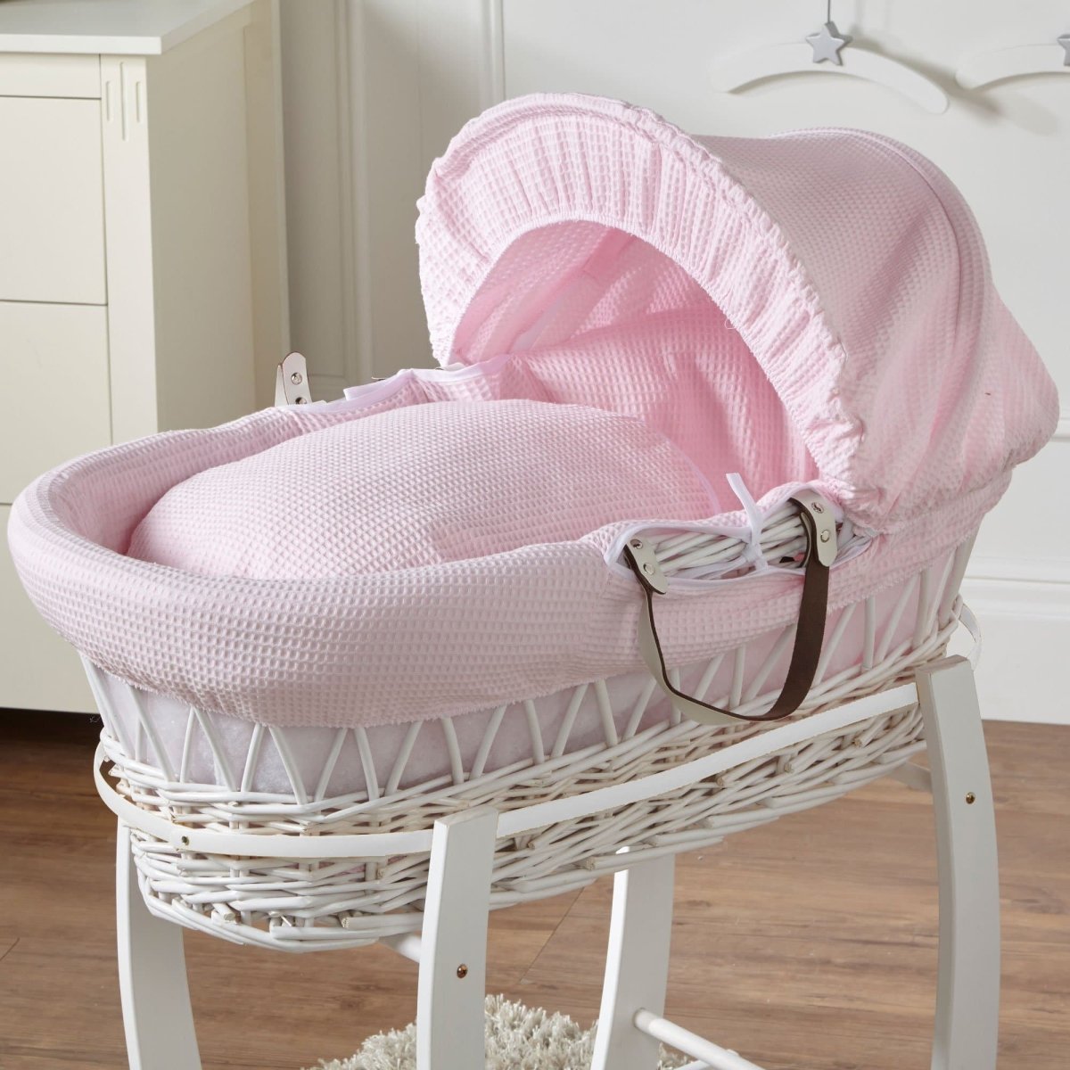 Wicker Moses Basket - Glamorous Boutique