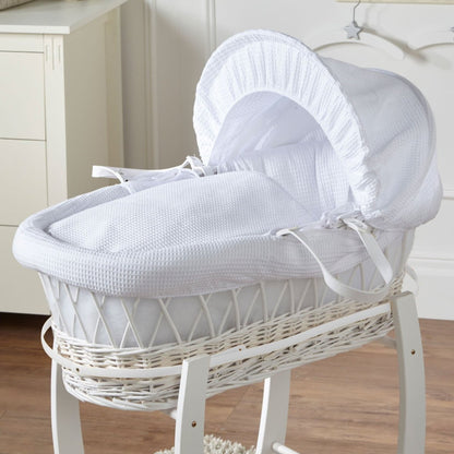Wicker Moses Basket - Glamorous Boutique