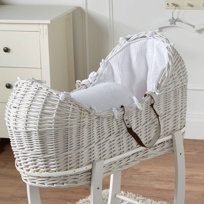 Wicker Pod Baby Deluxe Moses Basket - Glamorous Boutique