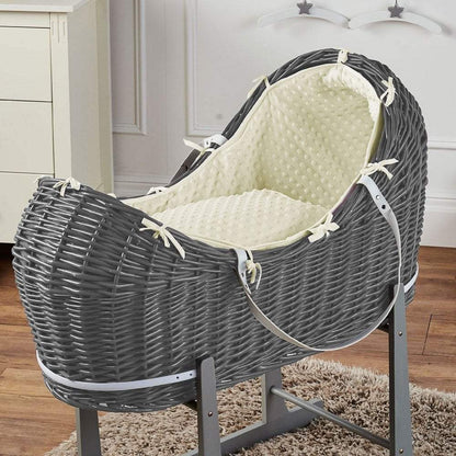 Wicker Pod Baby Deluxe Moses Basket - Glamorous Boutique