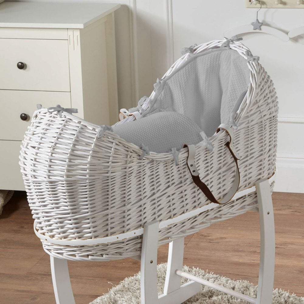 Wicker Pod Baby Deluxe Moses Basket - Glamorous Boutique