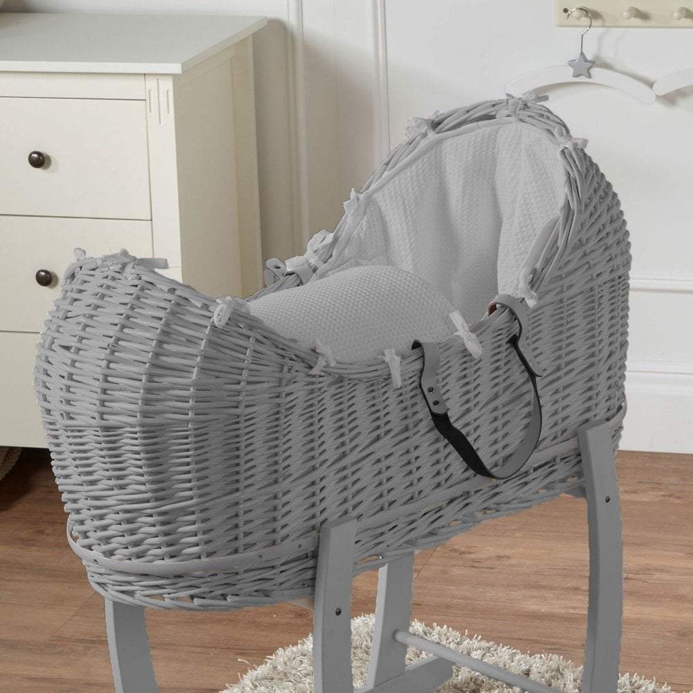 Wicker Pod Baby Deluxe Moses Basket - Glamorous Boutique