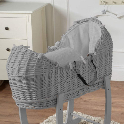 Wicker Pod Baby Deluxe Moses Basket - Glamorous Boutique