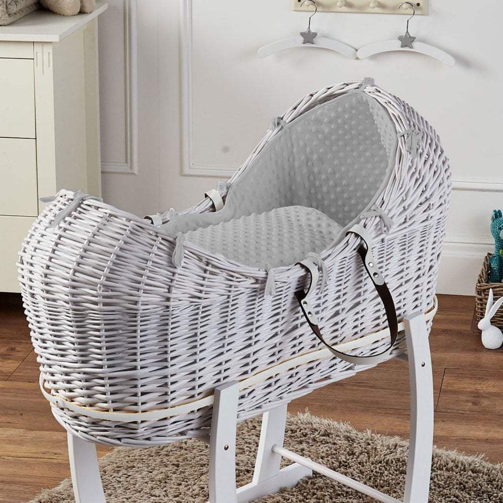 Wicker Pod Baby Deluxe Moses Basket - Glamorous Boutique