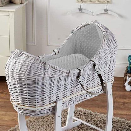 Wicker Pod Baby Deluxe Moses Basket - Glamorous Boutique