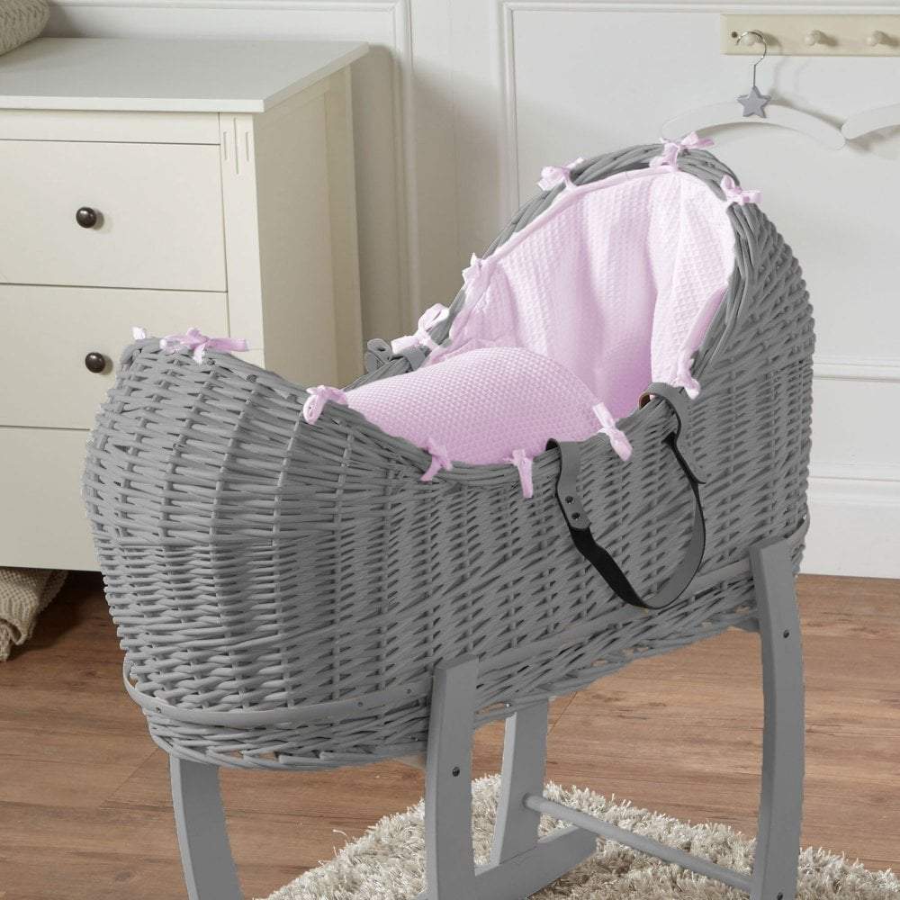 Wicker Pod Baby Deluxe Moses Basket - Glamorous Boutique