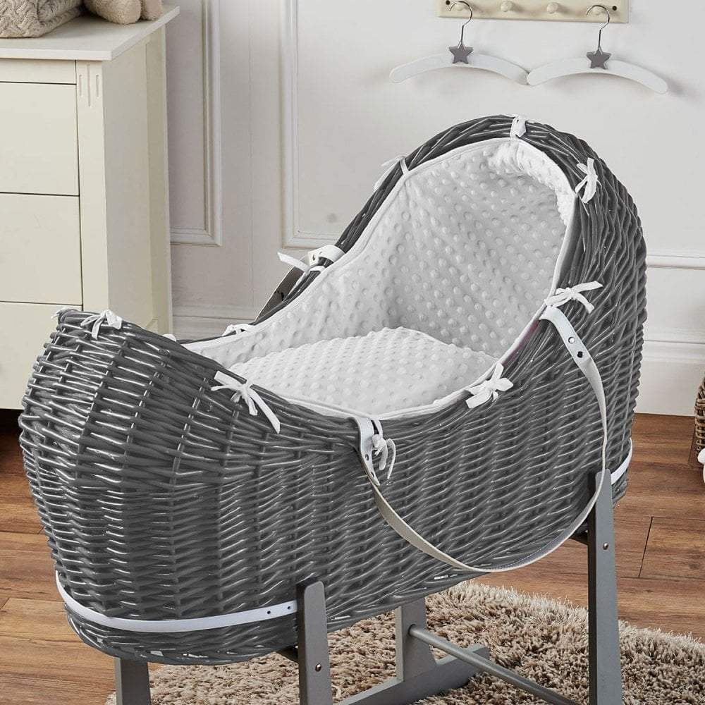 Wicker Pod Baby Deluxe Moses Basket - Glamorous Boutique
