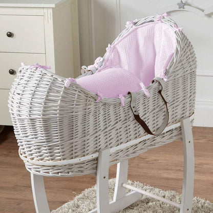 Wicker Pod Baby Deluxe Moses Basket - Glamorous Boutique