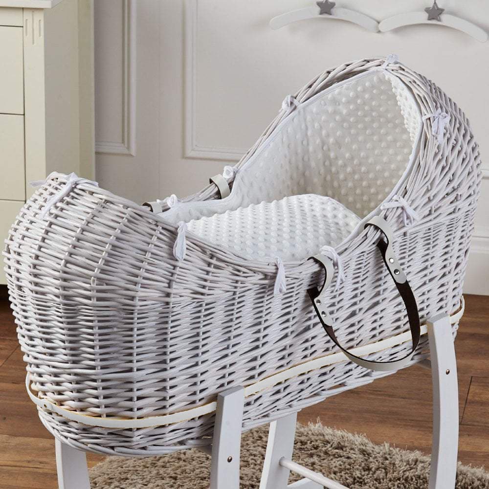 Wicker Pod Baby Deluxe Moses Basket - Glamorous Boutique