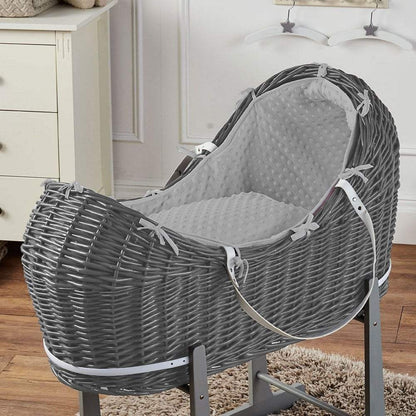 Wicker Pod Baby Deluxe Moses Basket - Glamorous Boutique