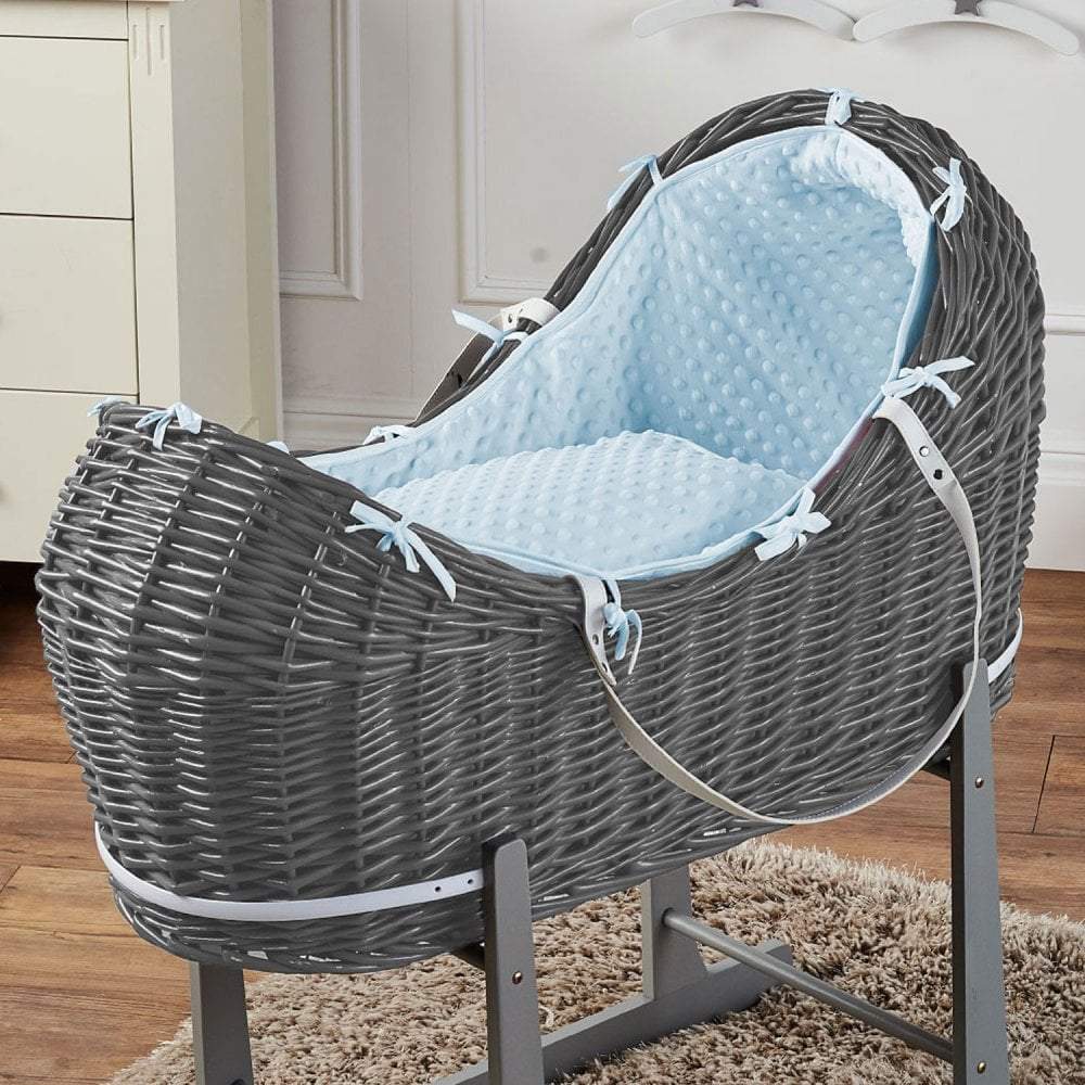 Wicker Pod Baby Deluxe Moses Basket - Glamorous Boutique