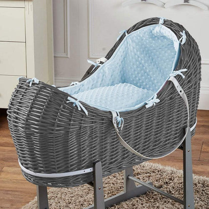 Wicker Pod Baby Deluxe Moses Basket - Glamorous Boutique