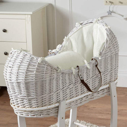 Wicker Pod Baby Deluxe Moses Basket - Glamorous Boutique