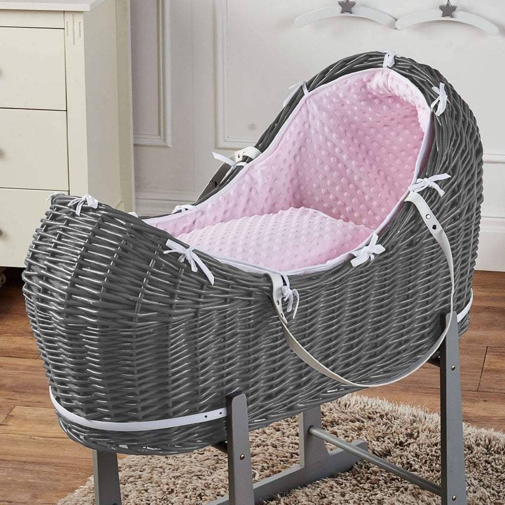 Wicker Pod Baby Deluxe Moses Basket - Glamorous Boutique