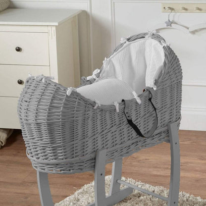 Wicker Pod Baby Deluxe Moses Basket - Glamorous Boutique