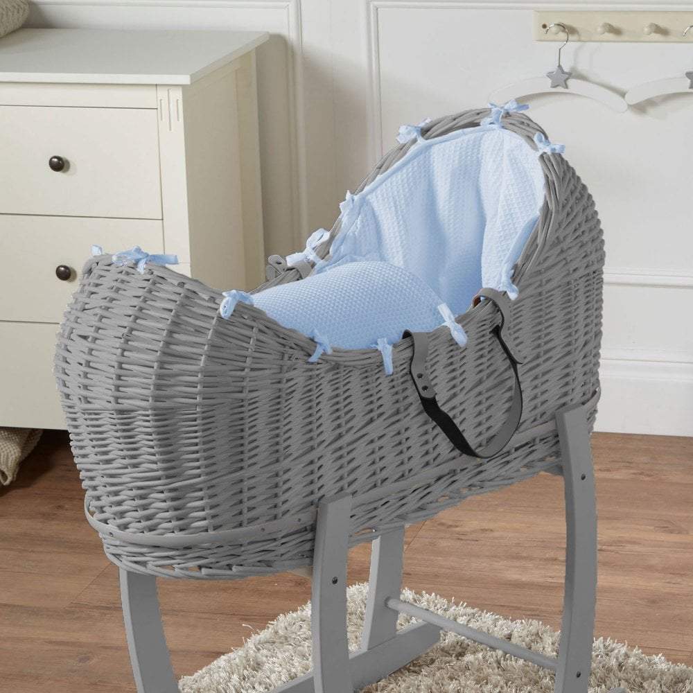 Wicker Pod Baby Deluxe Moses Basket - Glamorous Boutique
